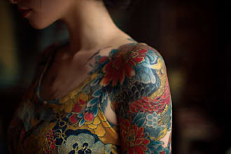 create unique japanese tattoo design