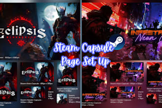 steam capsule artwork game marketing banner steam capsule steam storefront page