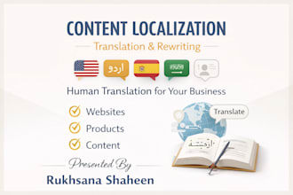 deliver human translation with clear and natural language