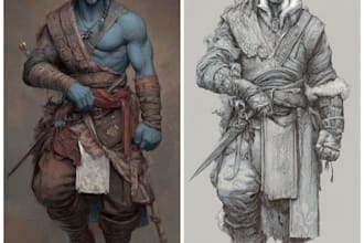 dnd character art and dnd character art