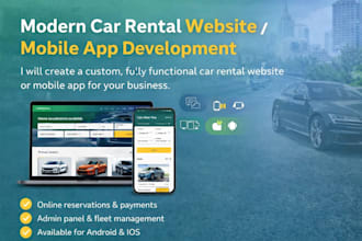 build a luxury car rental website