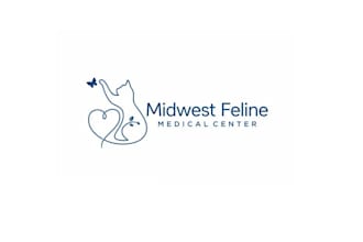 design awesome feline vet clinic logo
