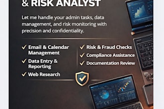 be a reliable virtual assistant for secure admin and data analysis