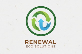 design a professional reuse logo for your eco friendly brand