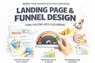 create you a funnel or landing page