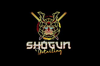 create attractive and imagination samurai logo design