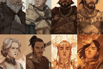 dnd character art and dnd character art