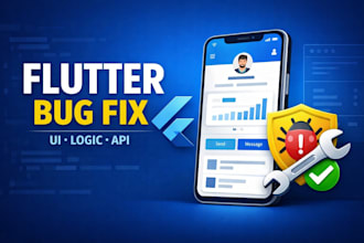 fix bugs and errors in your flutter app