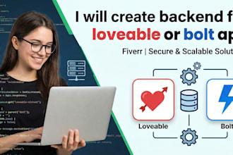 create backend for your loveable or bolt app