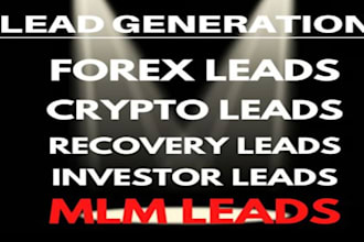 generate high quality forex recovery leads for your business