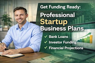 write a professional startup business plan for funding