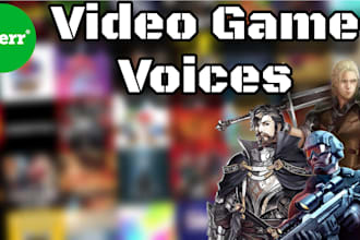 record character voice over for your video game
