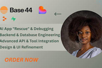 build, fix, rescue your base 44 app with supabase and replit