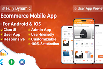 develop ecommerce app with multi vendor for andorid and ios
