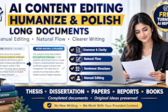 manually edit and humanize ai content for long documents