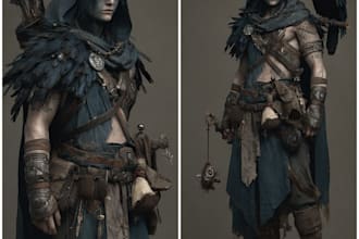 fantasy character art and fantasy character art