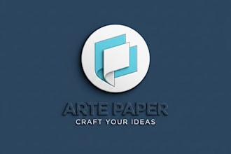 design a professional paper brand logo for your business