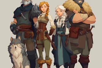 dnd character art and dnd character art