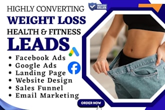 generate weight loss leads health and fitness leads peptide semaglutide website