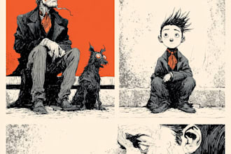 comic book illustration with comic book illustrator