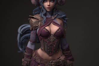 fantasy character and character art