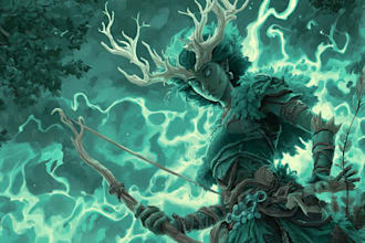 do cool illustrations of fantasy and mythical creatures