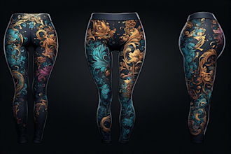 create custom design patterns for legging