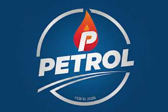 design a professional petrol station logo