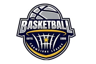 design a professional basketball logo for your team or brand
