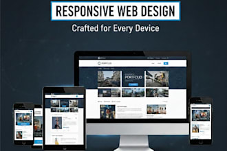 make your website fully responsive on mobile, tablet and desktop