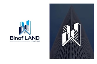 design real estate construction property home logo