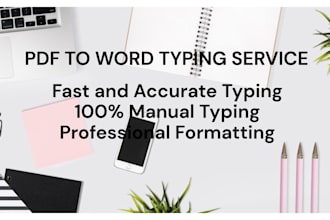 accurately type PDF or scanned documents into microsoft word