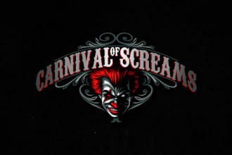 design a stunning and professional carnival screams logo