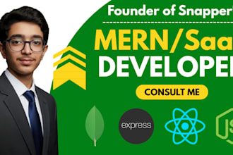 build a full stack mern web application or saas platform