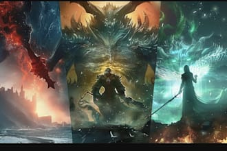 draw fantasy illustrations, concept art, and card game art