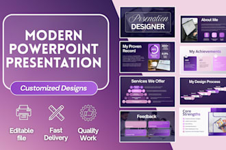 make modern business powerpoint presentation