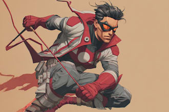 create a super hero comic character