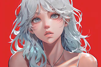 draw sfw and nsfw art in anime style