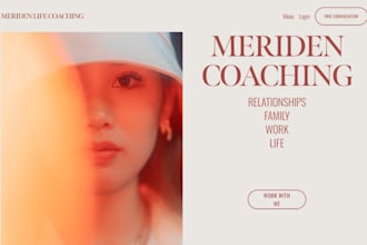 design squarespace executive coach website life mindset career coach website