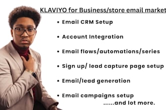 klaviyo for ecommerce website shopify email marketing sales funnel