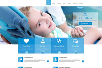 design medical website healthcare clinic dental med spa website