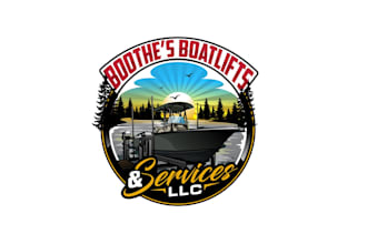 create graceful and fantastic boat logo design