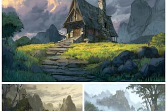 create environment concept art