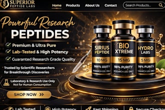build peptide sarms website  biotech websitesupplement store biomedicine website