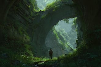 create environment concept art and illustration