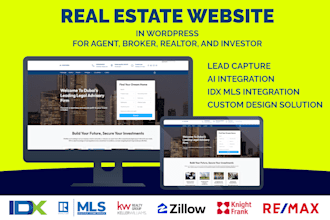 do lead capture realtor, agent real estate website, idx mls CRM integration