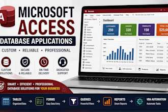develop custom microsoft access database applications