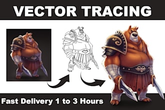 do vector tracing, logo to vector, image to vector, convert to vector