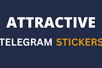 design attractive telegram stickers