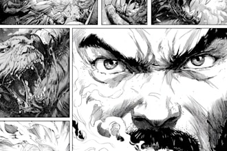 comic book illustration with comic book illustrator